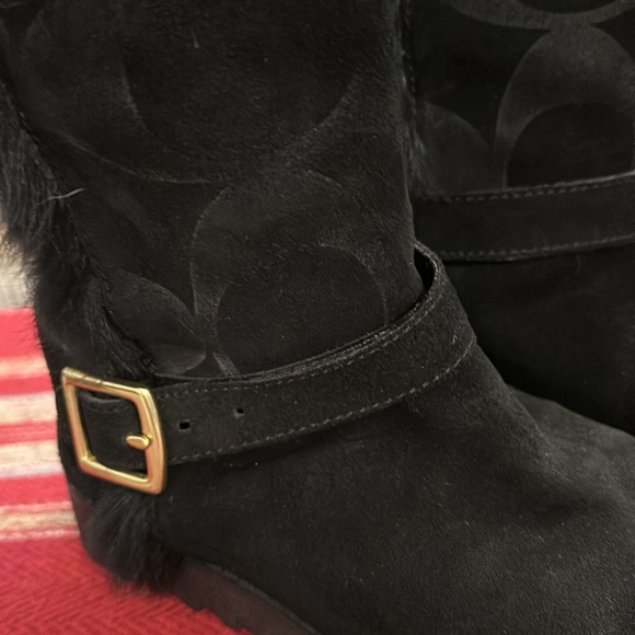 Coach black boots size 6B - Picture 5 of 12